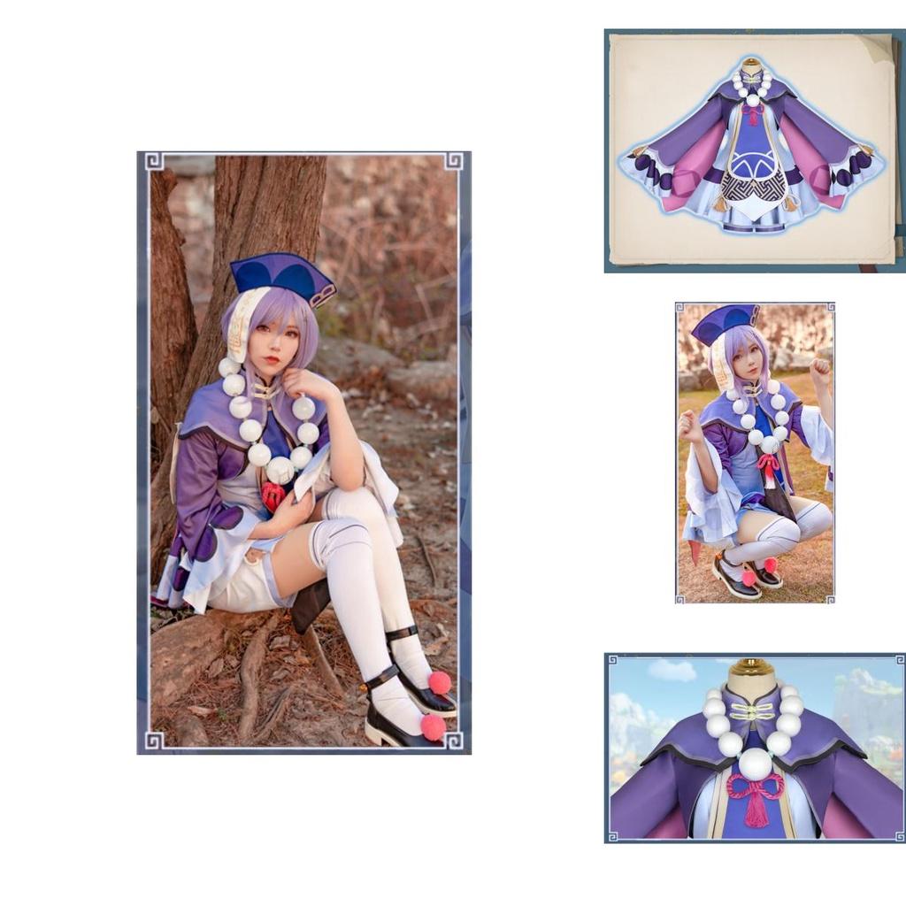 Halloween Genshin Impact Qiqi Cosplay Costume Accessories