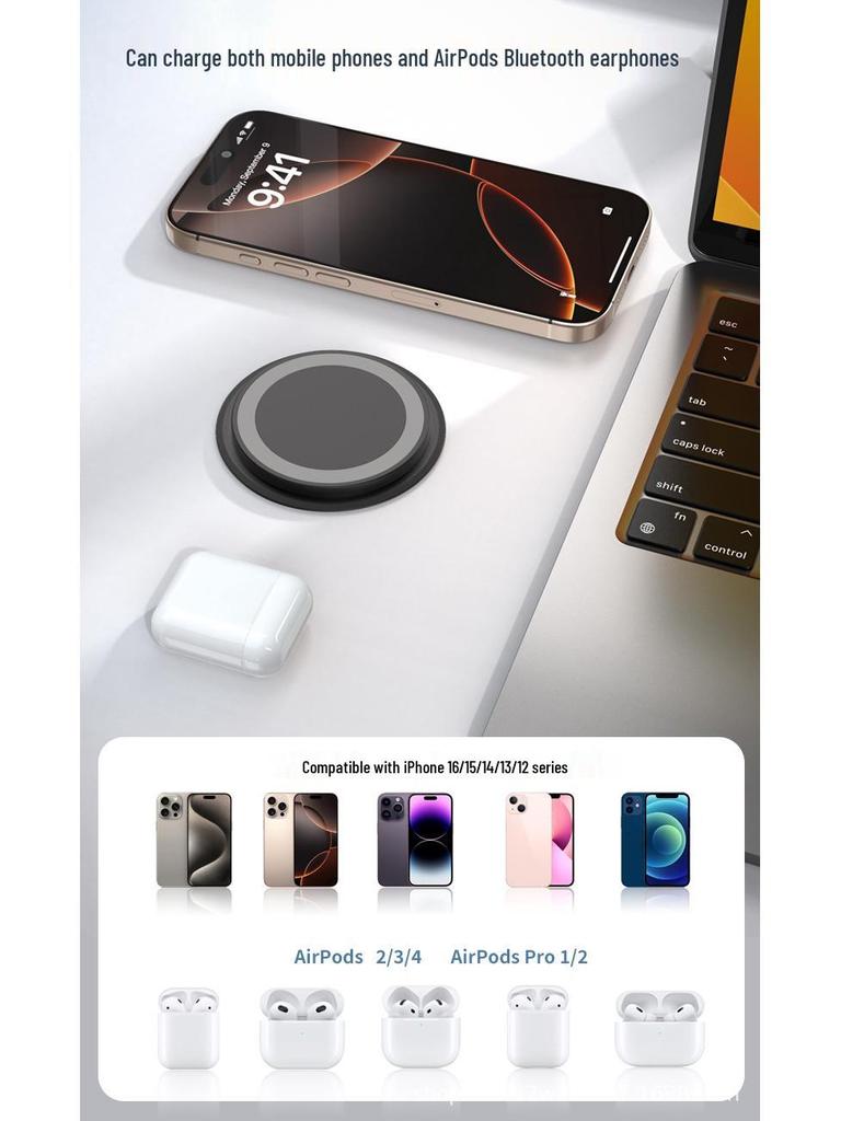 Magnetic Wireless Fast Charging Desk Charger