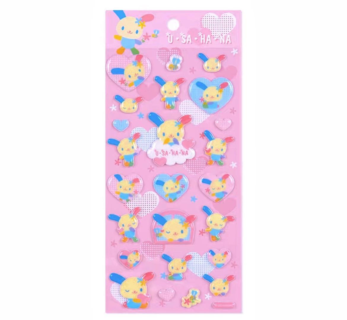 НОВЫЕ наклейки-печеньки Sugarbunnies Форма сердца Усахана ПВХ шлем блокнот сделай сам Декоративные наклейки девочка Материалы для рукоделия Игрушки