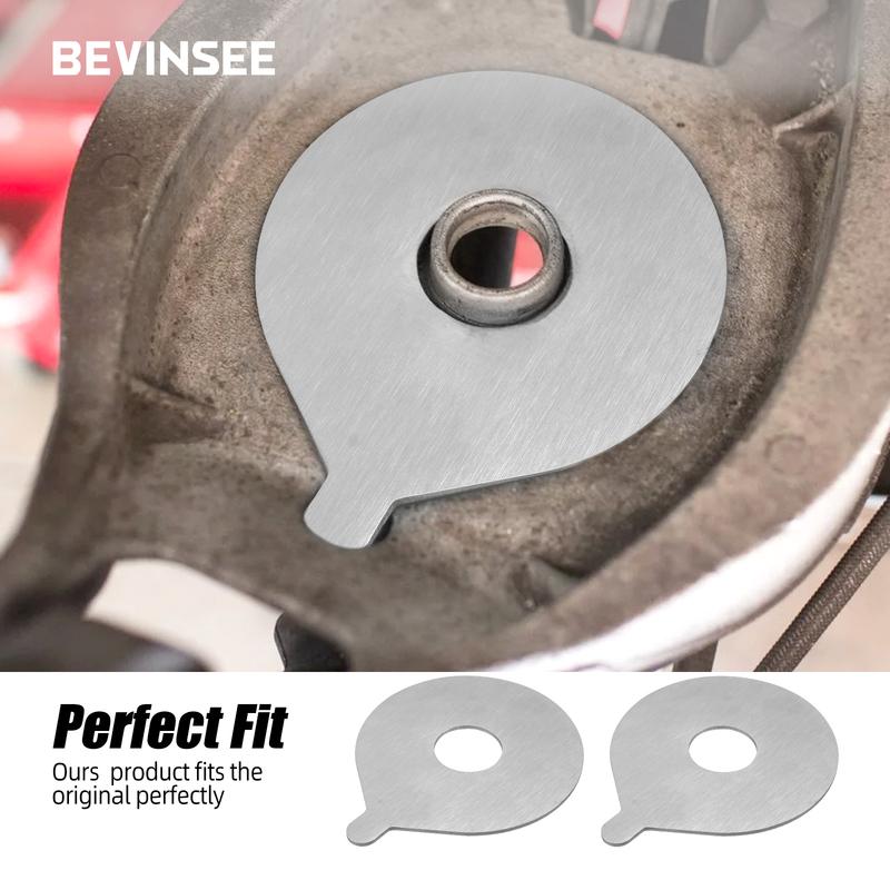BEVINSEE Rear Coil-Over Spring Perch Reinforcement Plates for BMW E46 Z4 E85
