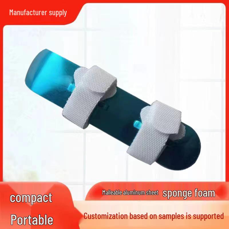 

Aluminum Alloy Finger Splint & Fracture Protector Sleeve Small