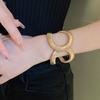 Trendiger grenzüberschreitender europäisch-amerikanischer offener Armreif: Nischen-Design-Armband mit Persönlichkeit und Stil