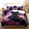 Cool Cool The Undertaker Bedding Set Single Twin Full three-piece suit Bed Set Adult Bedroom Duvetcover Sets Kpop Bed Sheet Set