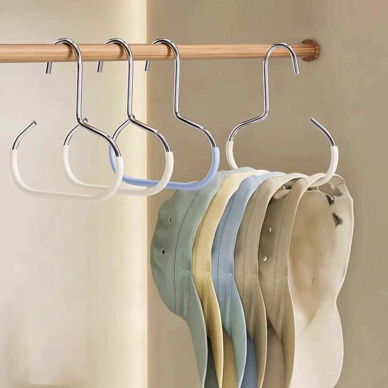 1/3/5Pcs Portable Closet Hat Hanger Rack Baseball Cap Organizer Scarf Towel Tie Storage Holder Home Organization Supplies