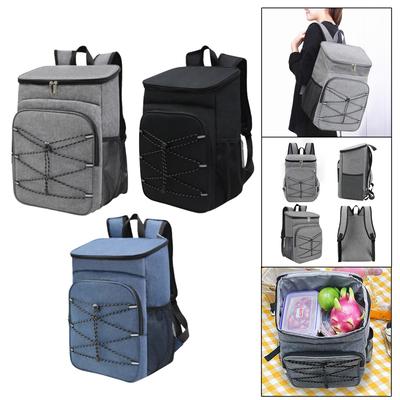 Bolsa Térmica Grande Capacidade Bolsa Bolso de Rede Leve Mochila de Almoço para Caminhada