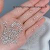 High-Quality Mini Flat-Bottom Rhinestones: Super Flash 33-Cut K9 Nail Art Decorations