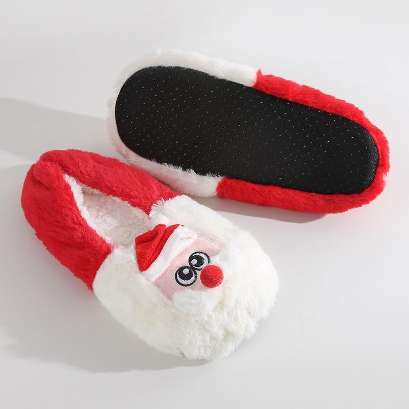 Santa Claus Floor Socks Cute Autumn and Winter Thickened Warm Winter Non-slip Soft-soled Velvet Floor Shoes