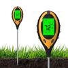 4-in-1 Soil Tester pH Humidity Temperature Light - LED Screen AIMOONSA