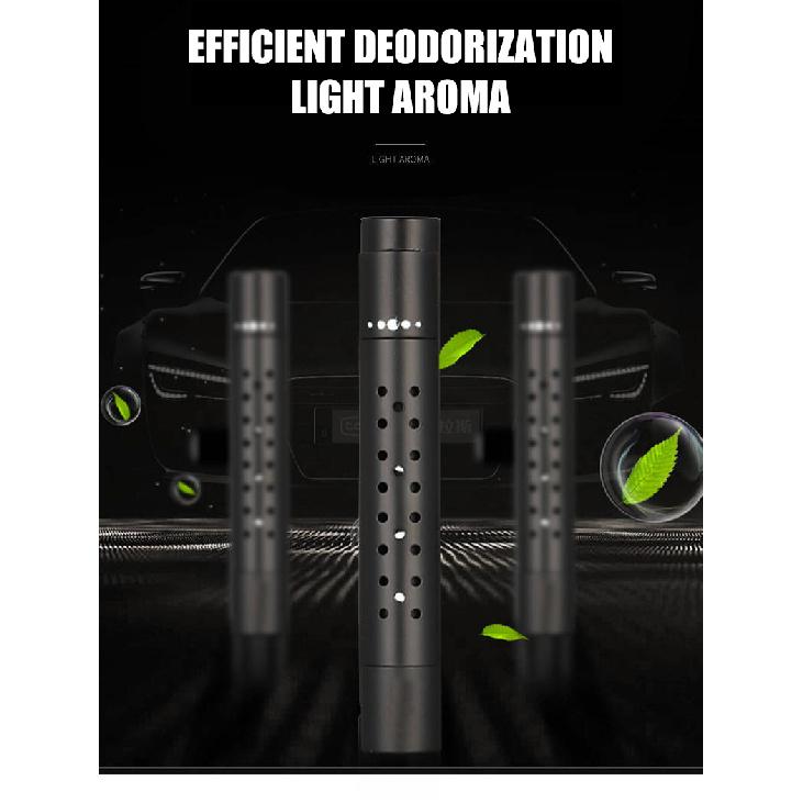 Car Fragrance Custom Vent Clip Cylindrical Essential Oil Car Diffuser Vent Clip with 5 Refill Sticks for Auto Office Kitchen Air Fresheners 2