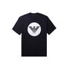 Logo Round Neck Straight Fit Short Sleeve T-Shirt Men Tops Navy-Blue 6H1T73-1JDXZ-0920-S