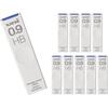 Mitsubishi Pencil Mechanical Pencil Lead Uni 0.9 HB 10 Pcs Hako ULS0936HB