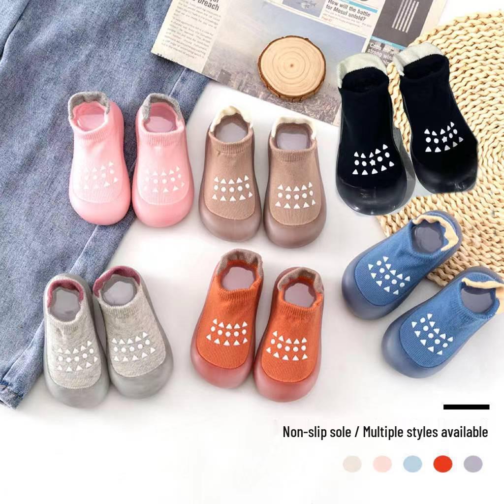 Soft-Soled Anti-Slip Baby Socks for 1-3 Years - Spring/Autumn Cotton Pre-Walking Shoes