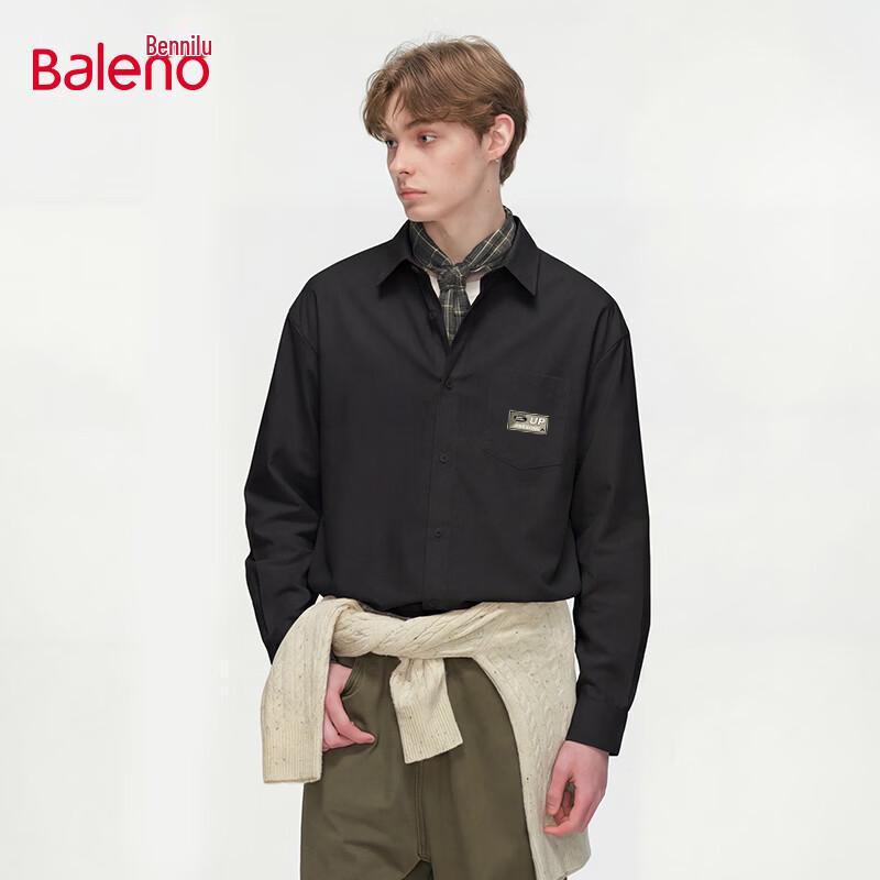 Baleno Men s Casual Long-Sleeve Breathable Shirt XL