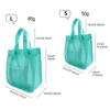 Breathable Toiletry Storage Bag Visible Swimming Washbag Bath Bag Mesh Handbag  Outdoor