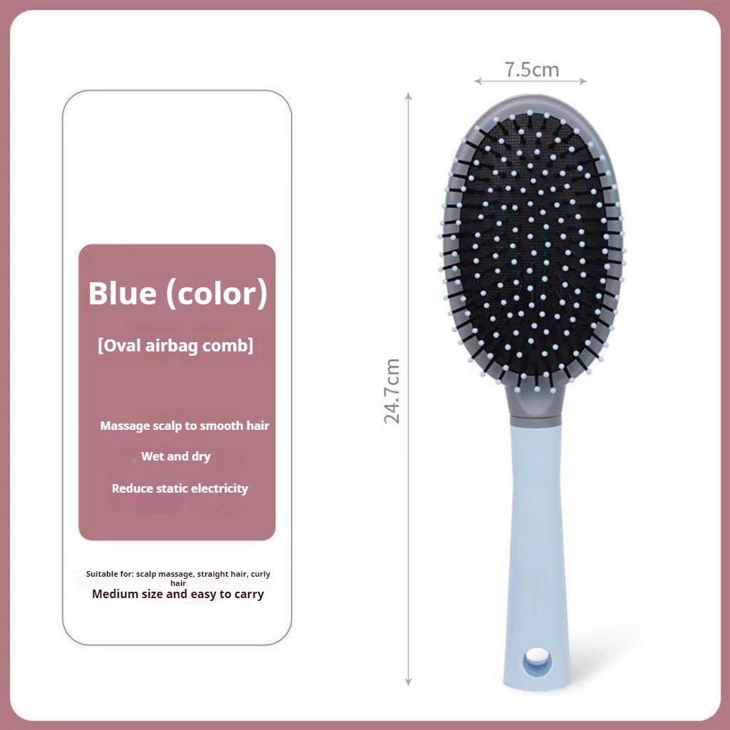Airbag Comb High Skull Top Big Curved Comb Fluffy Hair Massage Styling Girls Comb
