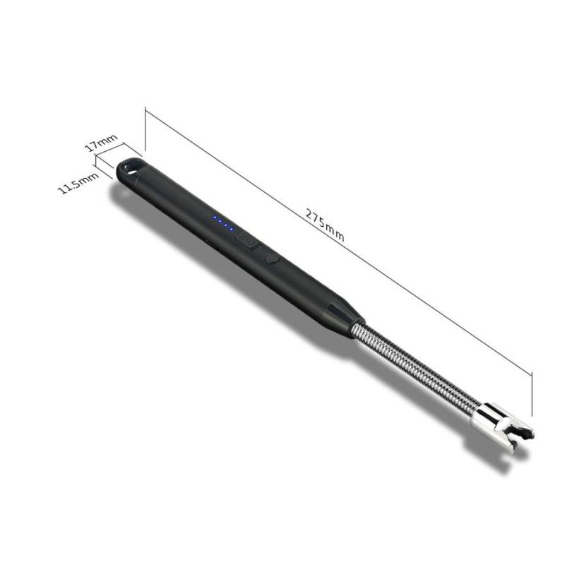 

Гибкая импульсная электронная зажигалка из алюминиевого сплава, дуговая зажигалка для барбекю, вращение на 360 градусов