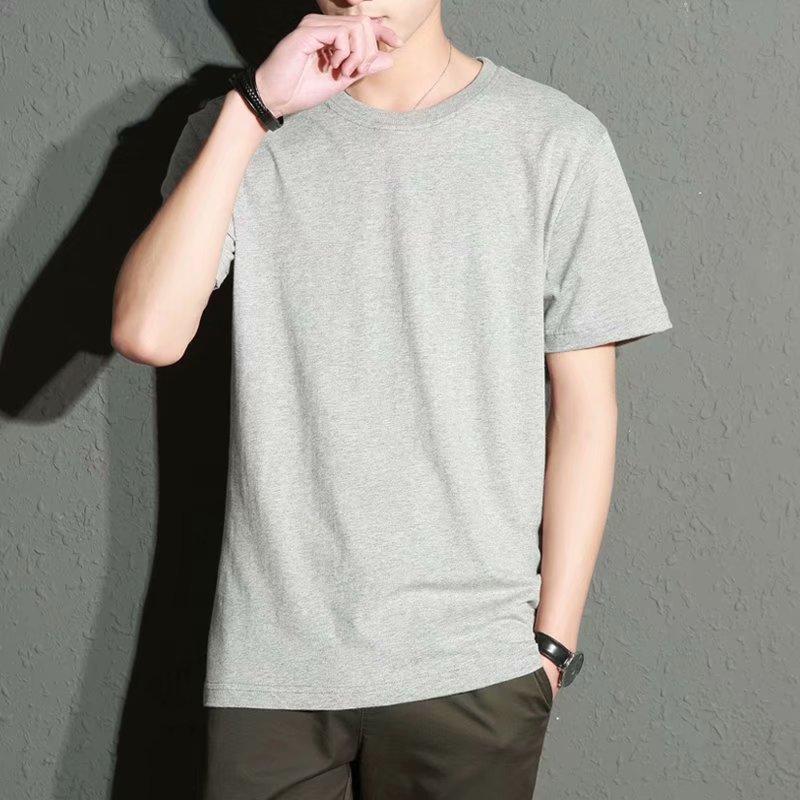 Mens Modal T-Shirt Short Sleeve Loose O-Neck Men T Shirt Bottom Large Size Undershirt Man T Shirt Solid Color for Male Tops Tees