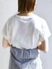 Ships for Women Variation Logo Embroidered Print Tee 312312867 White One Size Web-Exclusive Hand-Washable