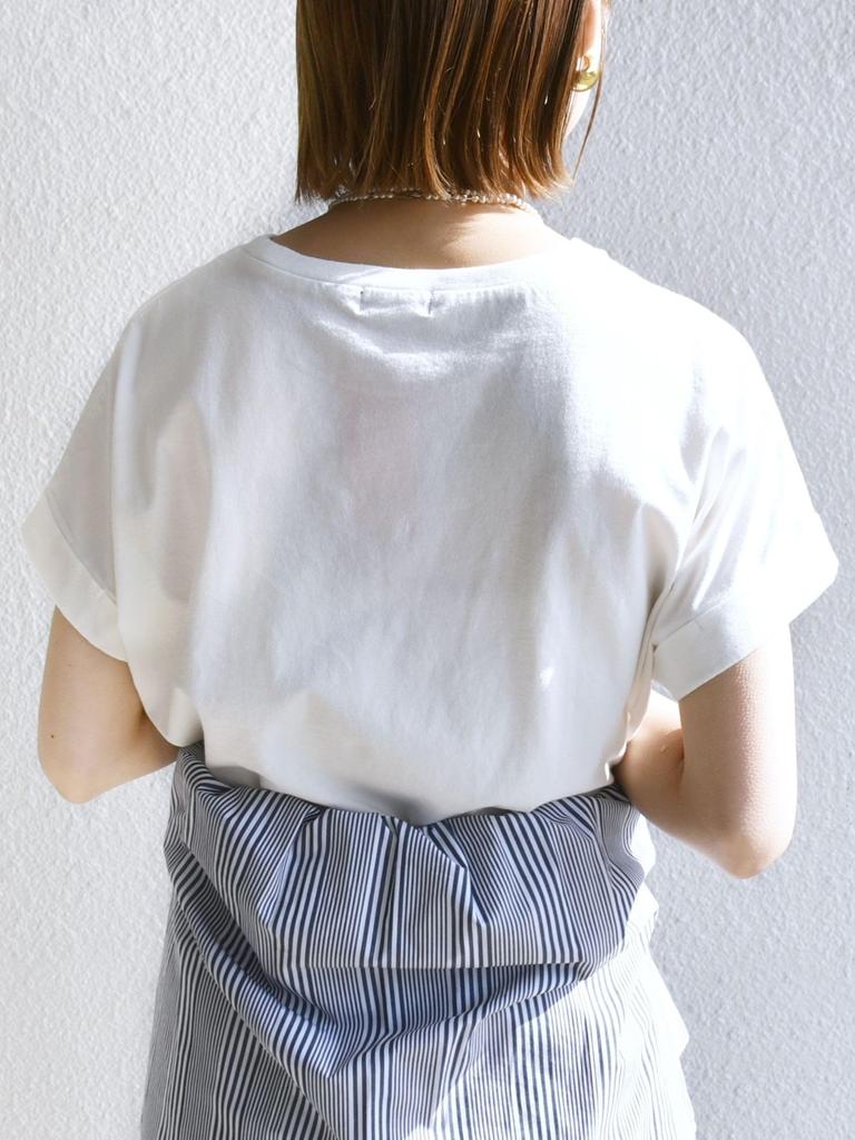 Ships for Women Variation Logo Embroidered Print Tee 312312867 White One Size Web-Exclusive Hand-Washable