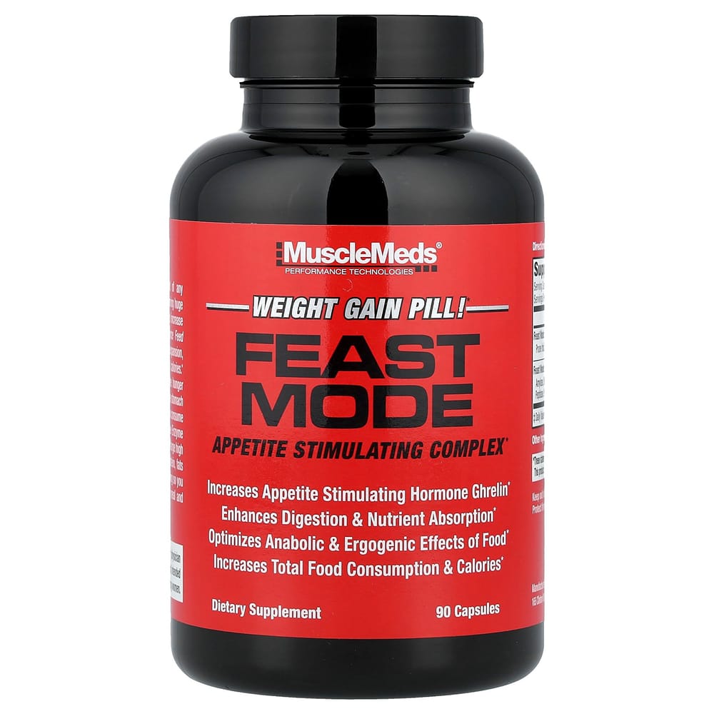 

MuscleMeds Feast Mode Комплекс для стимуляції апетиту, 90 капсул 90 pcs - 1 ea