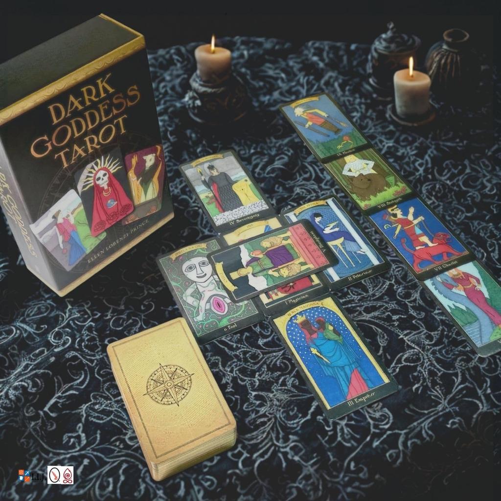 Dark Goddess Waite 78 Tarot with Japanese Authentic I.I.J Tarot, Edition, Cards, Reading, Instructions,