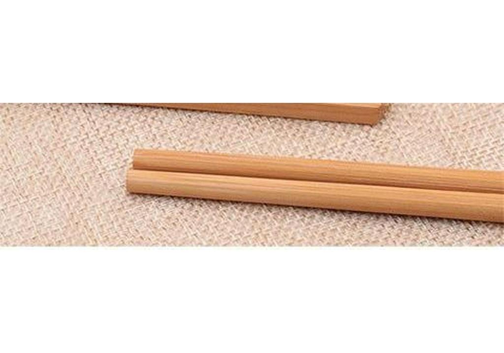 Traditional Unpainted Bamboo Chopsticks - Old Model, Thick Head Design