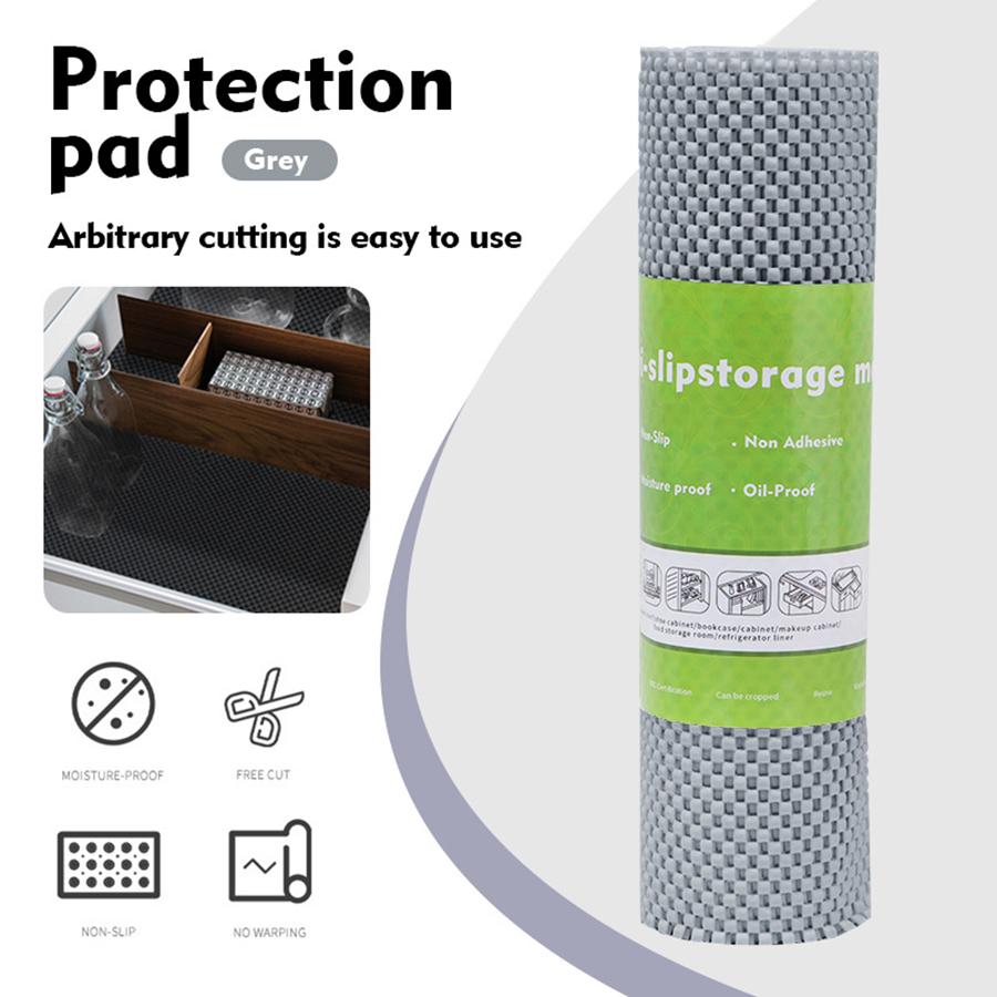 Shelf and Drawer Liner Non-Adhesive Non Slip and Grip Durable Clean Pad Cabinet Liner for Drawers, Shelves, Cabinets, Desks