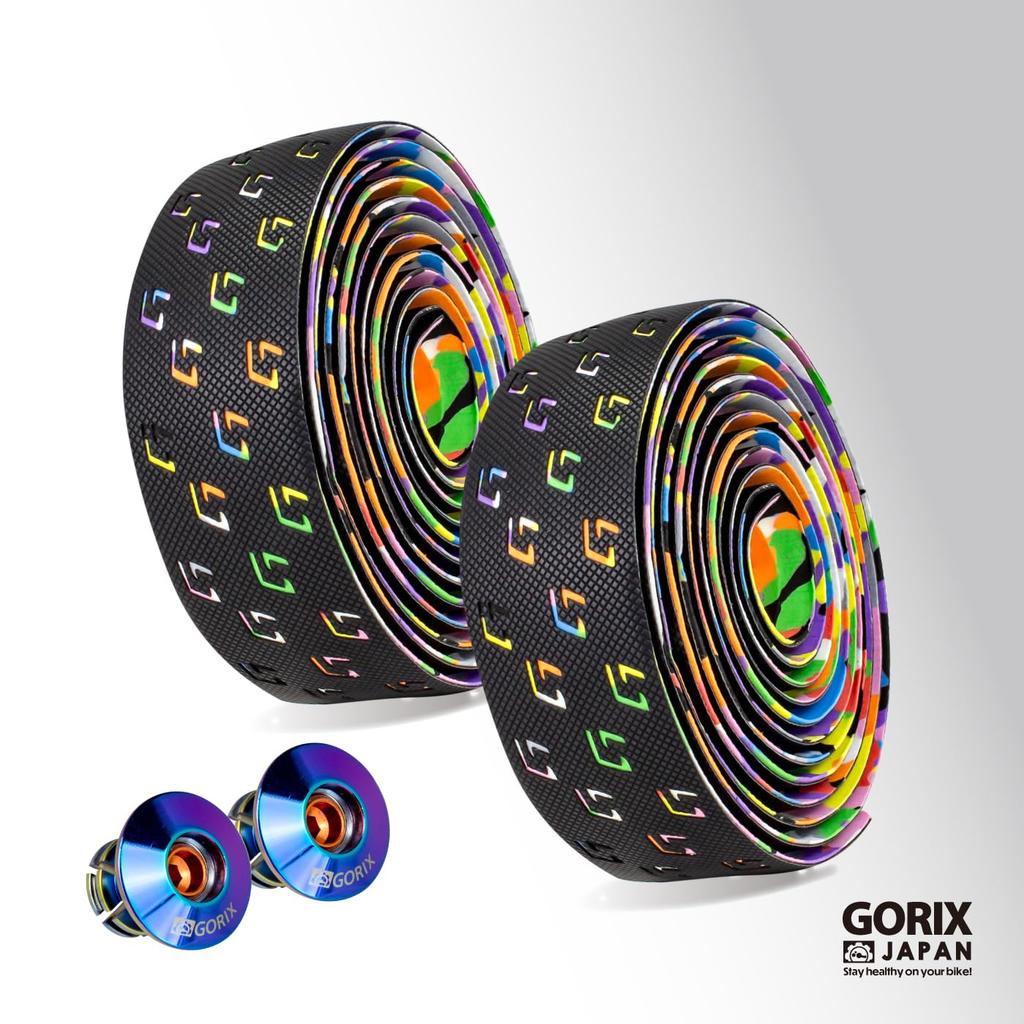 GORIX Road Bike Bar Tape Colorful Tape Stylish Customizable GX-COLOR [Grip Anti-Slip Durable]