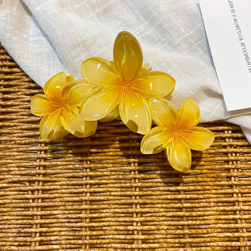Flower Shark Clip For Women, Versatile Hair Tie, Fashionable Flower Headpiece, Large Clip Style Hair Accessory