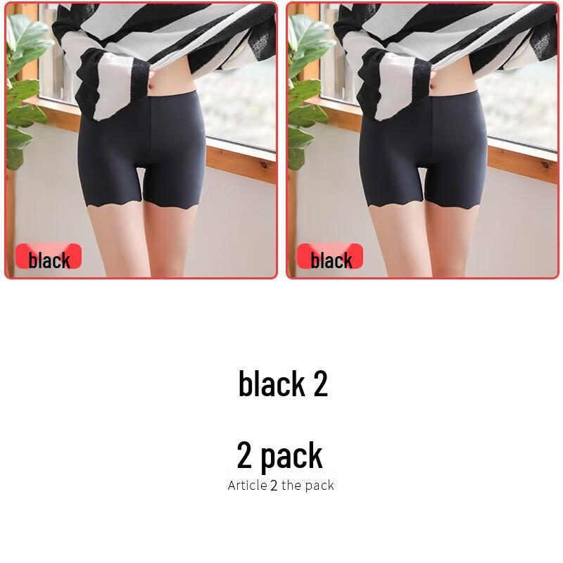 LangSha Women's Ultra-Thin Ice Silk Safety Shorts