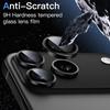 3pcs Black Camera Lens Protector for iPhone 17 Pro/ 17 Pro Max / 17/ 17 Air 9H Tempered Glass Metal Ring Cover