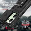 Shockproof Armor Case for Xiaomi Redmi Note 13 12 Pro 5G 4G 13C POCO C65 X6 M6 Pro X5 M5 Pro Slide Lens Protect Ring Stand Cover