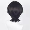 Cosplay Wig with Net, Sakuma Rintsuki, Heat-Resistant, Black