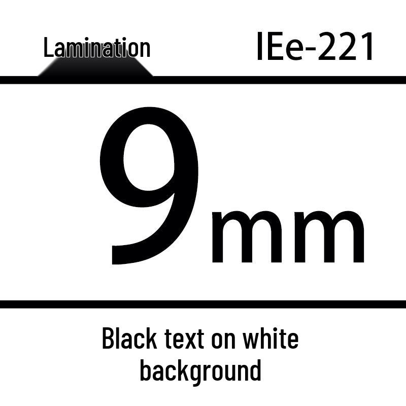 Aibeisi 9mm Waterproof Scratch-Resistant Label Tape for DYMO/Dymo DM1 40910 Series