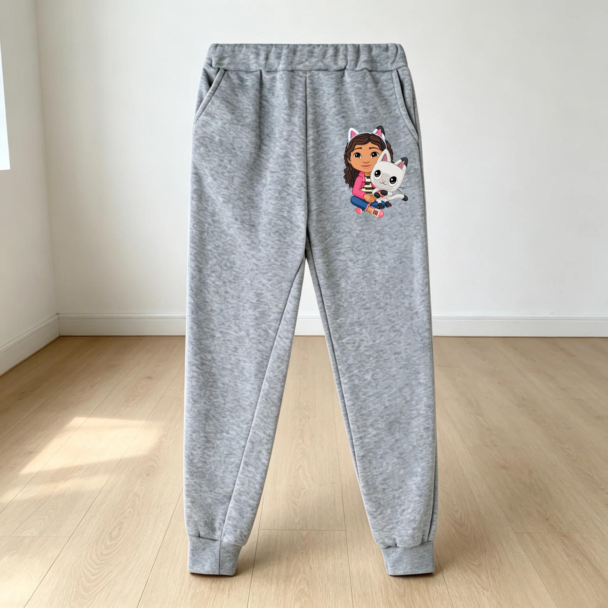 Colorful Gabby s Dollhouse Kids Sweatshirt Hoodie Summer Cute Cartoon Crewneck Street 3-14 100