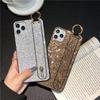 The Glitter Wristband Is Suitable For Apple 17Promax Hemming Iphone15 Mobile Phone Case 16 Protective Case Fashionable Women'S Models.