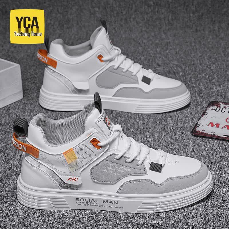YCA Men s Mid-Top Casual Sneakers 44