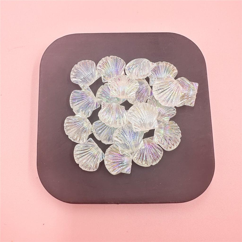 20Pcs Mix Style Shell Acrylic AB Shell Loose Beads 8 Colors for Jewelry Making DIY Necklace Handmade Accessories