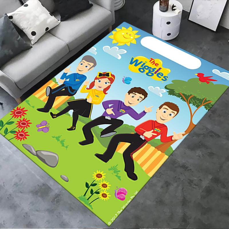 2025 Nuovo Tappeto The Wiggles per Soggiorno Camera da Letto Casa Decorazione Divano, Tappetino Antiscivolo per Giochi Bambini217