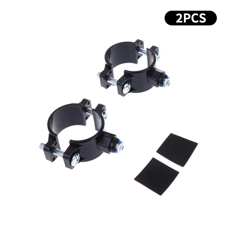1/2/3Pcs Adjustable 38-58Mm Water Drain Waste Water Pipe Clamps 1/4" Od Hose Quick Connection Reverse Osmosis Aquarium