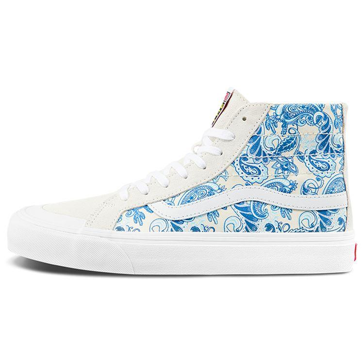 Vans Sk8 Hi Casual Lightweight Breathable High-Top Skate Shoes Unisex Sneakers Blue VN0A3MV1686