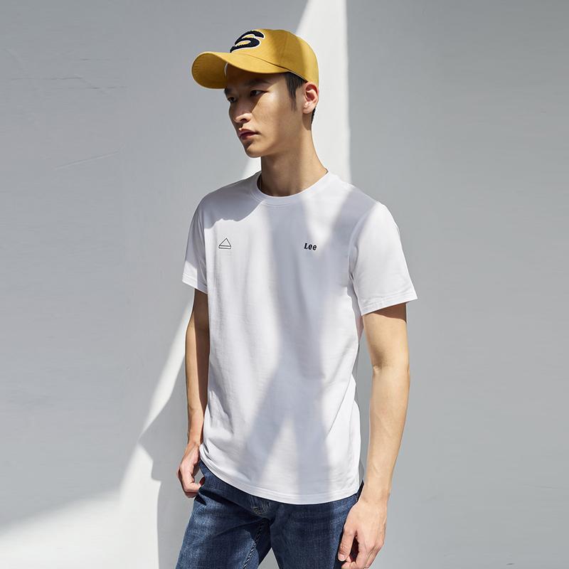 SS25 Slim Fit High Street Round Neck Logo Print Short Sleeve T-Shirt Men T-Shirts LMT010172K9900FK14000