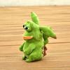 Creative Comfortable Touch PP Cotton Filling Frog Stuffed Doll Boys Girls 3D Green Plush Toy Home Use
