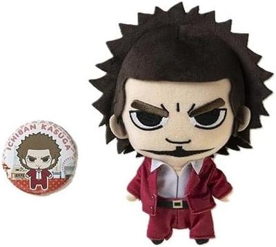 Ongebrand Ryu Ga Gotoku Knuffel   Badge Set  7 kasuGa Ichiban  7 kasuGa Ichiban