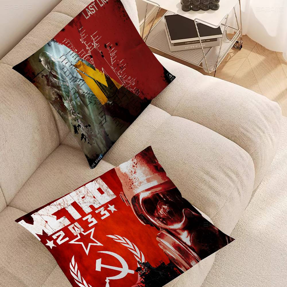 Gaming Metro 2033 45*45Cm Cushion Cover Pillow Cover Decor Pillowcase Home Pillowcase For Couch Pillow