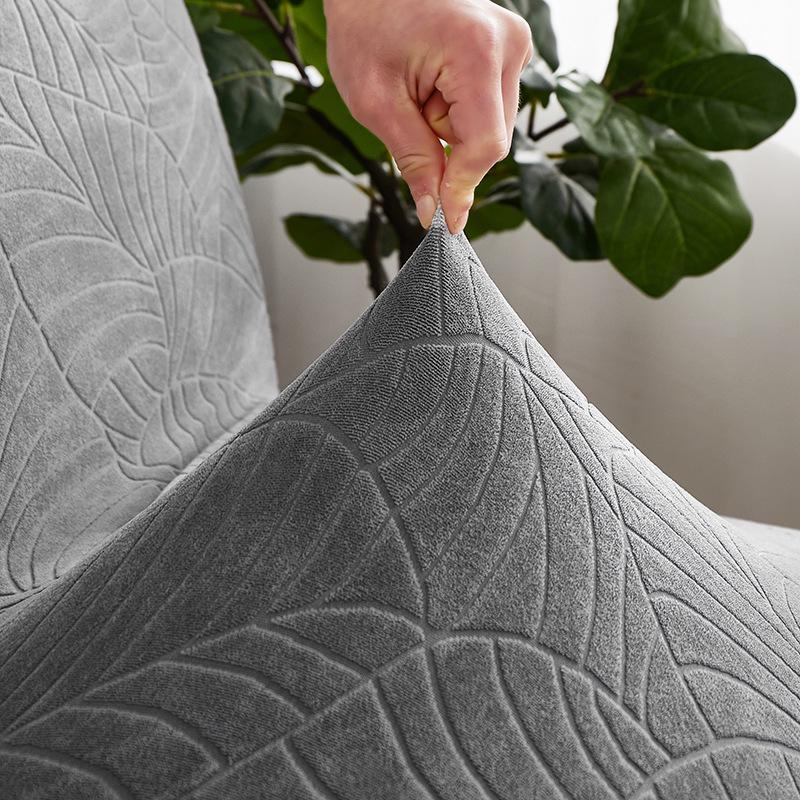 Waterproof Jacquard Sofa Bed Cover - Dust & Spill Resistant 