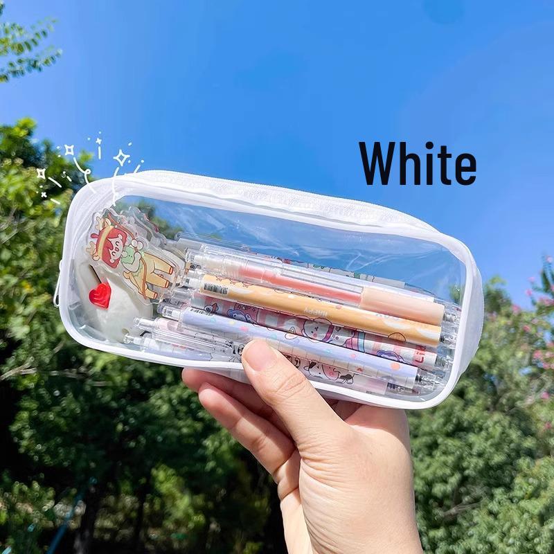 

Готовый к экзамену прозрачный пенал для учеников средней школы – Новый стиль, подходит для мальчиков и девочек, большая вместимость