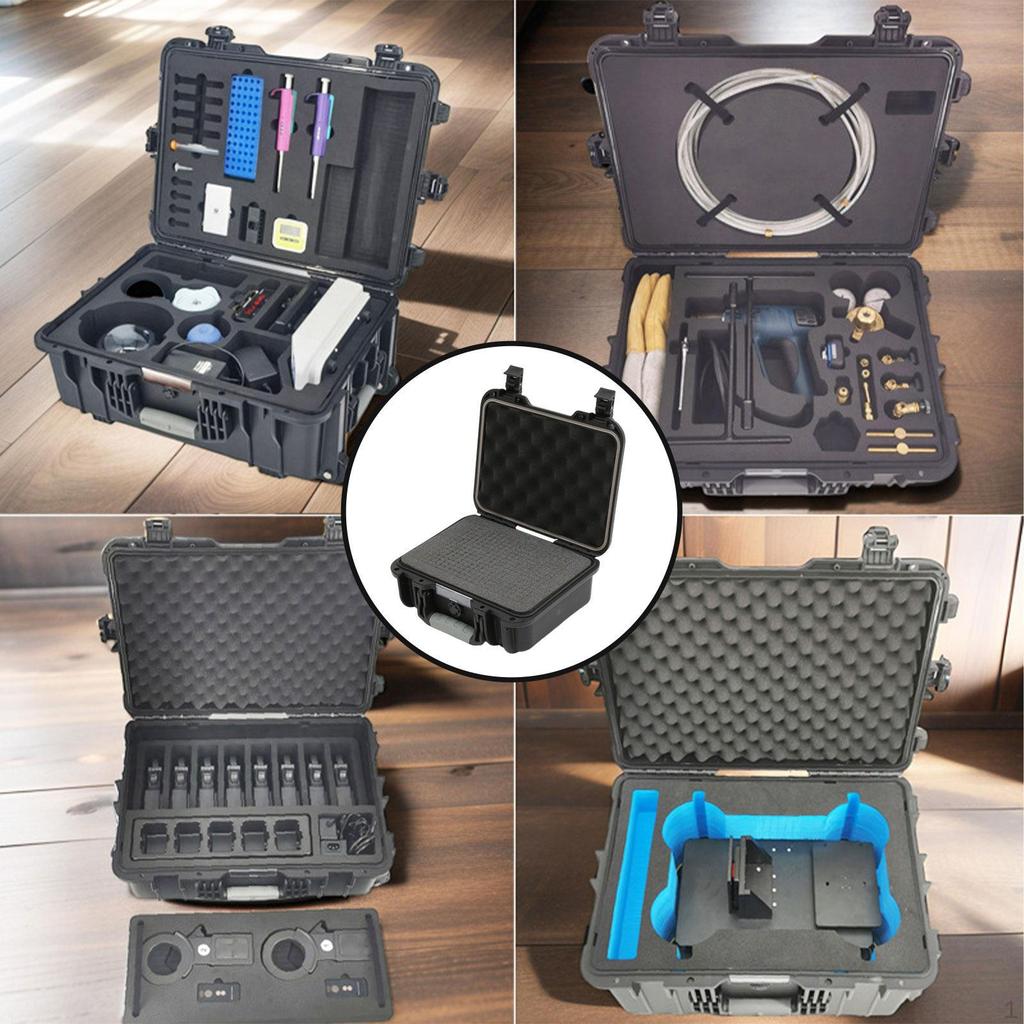 Tool Box Waterproof Hard Case for Travel Suitcase Carrying Storage Testing