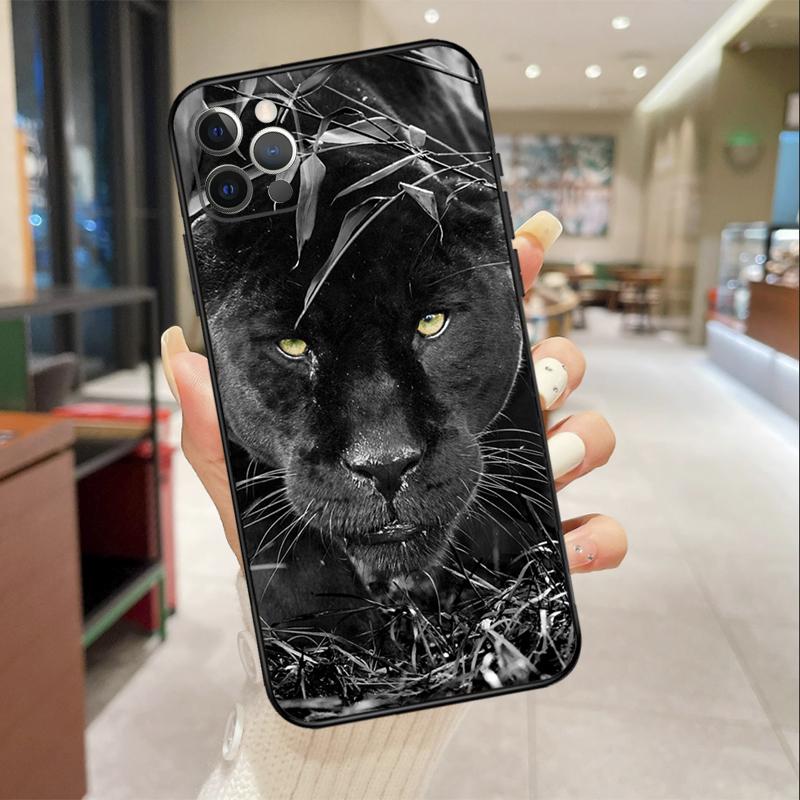 Animal Lion Tiger Phone Case For iPhone 17 Air 16 14 13 11 15 Pro Max mini 15 16 Plus 16e Protective Cover