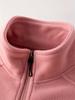 Women's Fashion Outdoor Multicolor Casual Fleece Jacket, Sporty Style, Stand Collar Full-Zip Coat - Fall & Winter